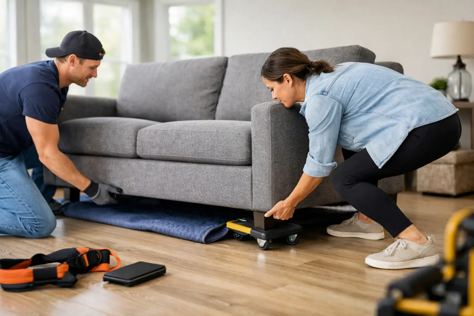 How to Move Heavy Furniture Safely at Home